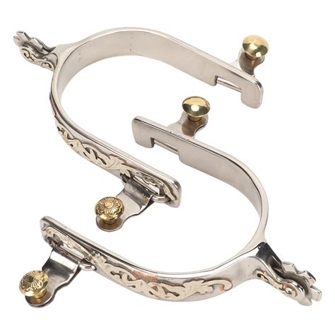 Amazon.com: Focket Western Cowboy Spurs, 1 Pair Horse Spurs Stainless ...