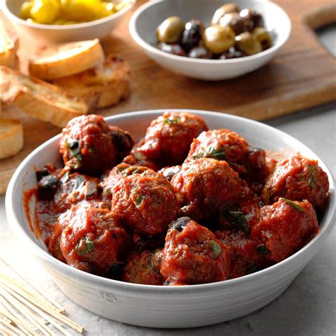 Meatballs with Marinara Sauce Recipe: How to Make It | Taste of Home
