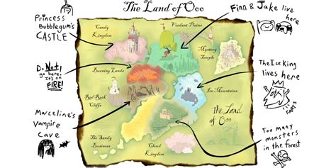 Adventure Time Map Drawing 的图像结果