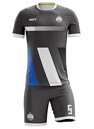 Buy ORKY Custom Soccer Jersey with Short Men Kids Personalize Name ...
