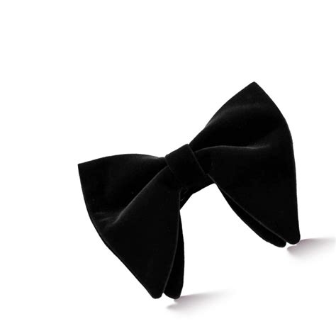 BLACK VELVET BUTTERFLY BOW TIE (Pre Tied) - ELLIS ESQ