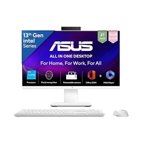 ASUS AiO V470,13th Gen,Intel Core i3-1315U, 27"(68.58 cm),FHD,16GB RAM ...