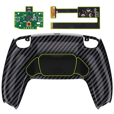 eXtremeRate Graphite Carbon Fiber Back Paddles Programable Rise Remap ...