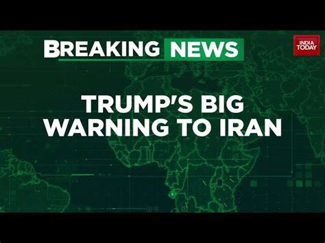 Trump warns Iran, says will absolutely bomb if uranium enrichment continues