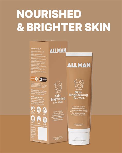 Buy ALL MAN Skin Brightening Face Wash – Brighten & Hydrate Your Skin ...
