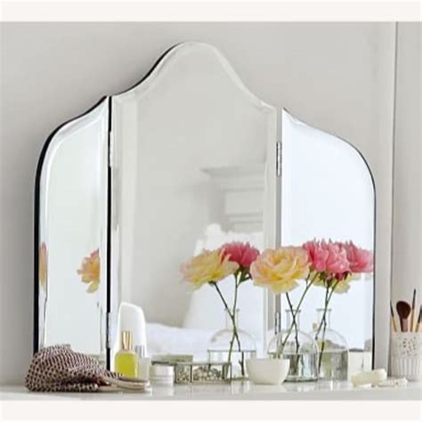 Pottery Barn Trifold Vanity Mirror - AptDeco