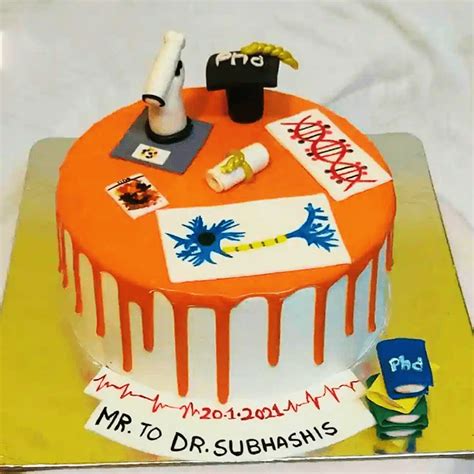 PhD Cake | PHD Graduation Cake Design | YummyCake