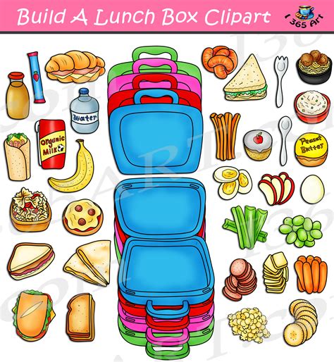 Lunch Box Food Clipart at William Seymour-symers blog