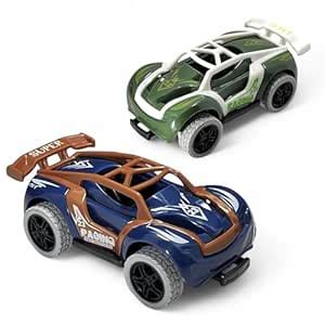 Pull-Back 360° Flip & Back-Flip Stunt Car for Kids – Friction Powered ...