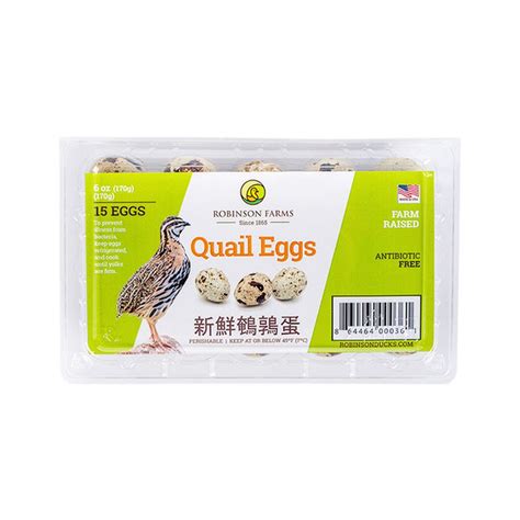 Robinson’s Farms Quail Eggs (15 ct) Delivery or Pickup Near Me - Instacart