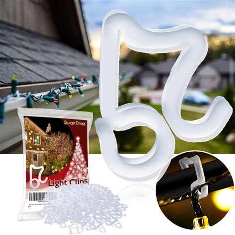 Amazon.com: QuairBrez Holiday Light Clips Christmas Light Clips Light ...