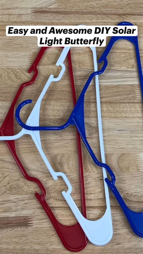 Butterfly made from plastic coat hangers – Artofit