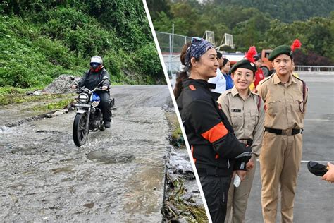 Nari shakti at display: Motorcycle expedition in North Bengal, Sikkim ...