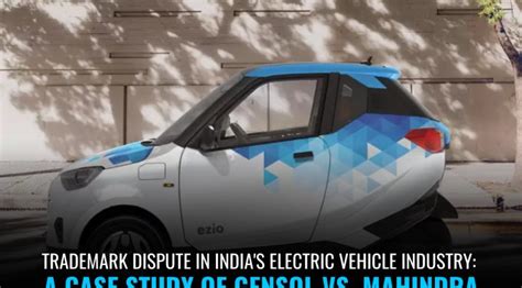 Trademark Dispute in India's Electric Vehicle Industry: A Case Study of ...