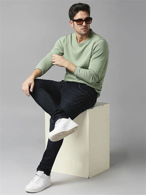 Spykar Limited Edition Dark Blue Slim Fit Narrow Length Low Rise Clean ...