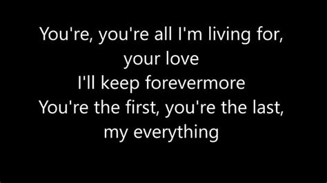 Barry White - My First My Last My Everything Lyrics | Everything lyrics ...