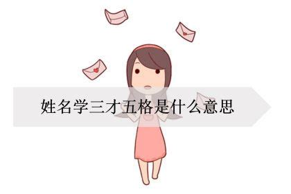 姓名学三才五格是什么意思_神巴巴星座网