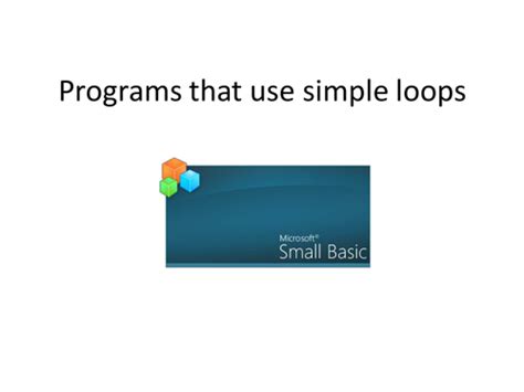 Image result for Small Basic Loops