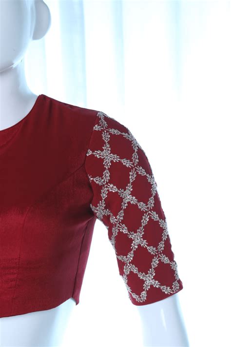Maroon Lehenga – Mahek Designs