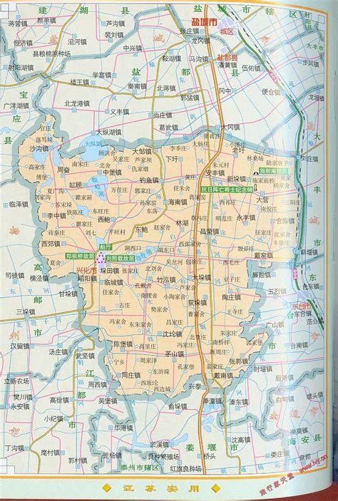 江苏泰州地图位置展示_地图分享
