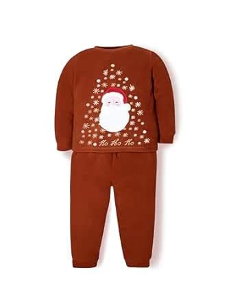 Buy Cherry Crumble Brown Applique Polyester Round Neck Christmas Wear ...