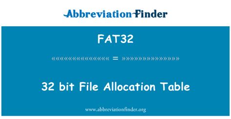 Image result for File Allocation Table 32 vs 16