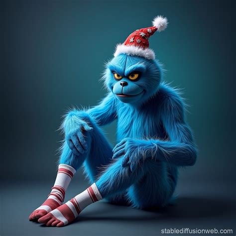 Grinch Survives Knee Surgery | Stable Diffusion Online