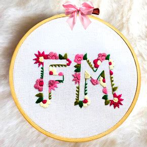 Majida, an expert Embroidery Hoop artist from Koyilandy