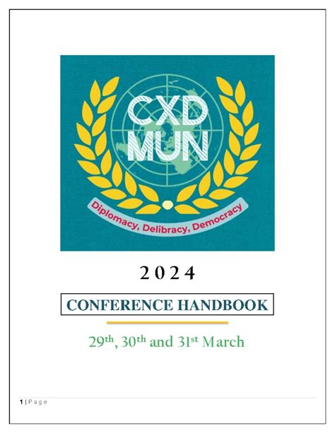 CXD MUN'24 Conference Handbook: A Guide to Model UN Essentials - Studocu