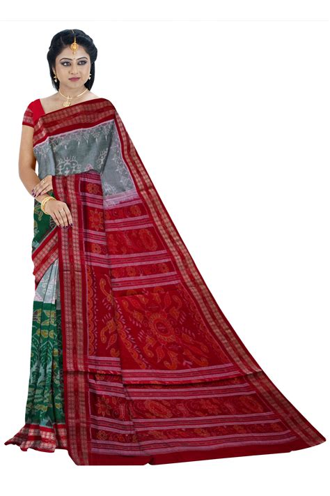 Terracotta with tree pattern pure cotton saree is 3d color base.