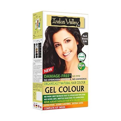 INDUS VALLEY Damage Free Natural Gel Hair Colour for Women | Ammonia ...