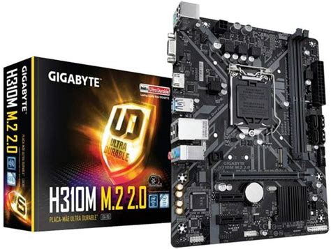 GIGABYTE H 310 M2 2.0 LGA1151Socket Mini-ATX Intel H310 Chipset DDR4 ...
