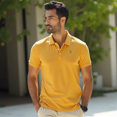 Mustard Yellow- Regular Fit Solid Unisex Polo Tshirt – GeekOTee
