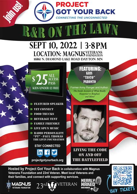 Upcoming Events – Magnus Veterans Foundation