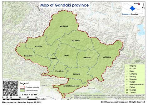 Parbat | Maps of Nepal