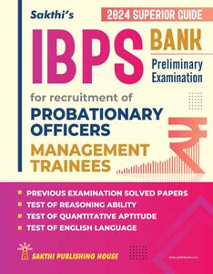 IBPS Probationary Officers Management / Trainees Preliminary Exam Book ...