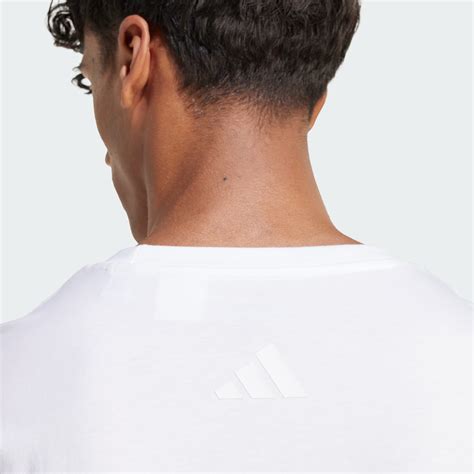 adidas Dog Sock Patch Graphic Tee - White | Free Shipping with adiClub