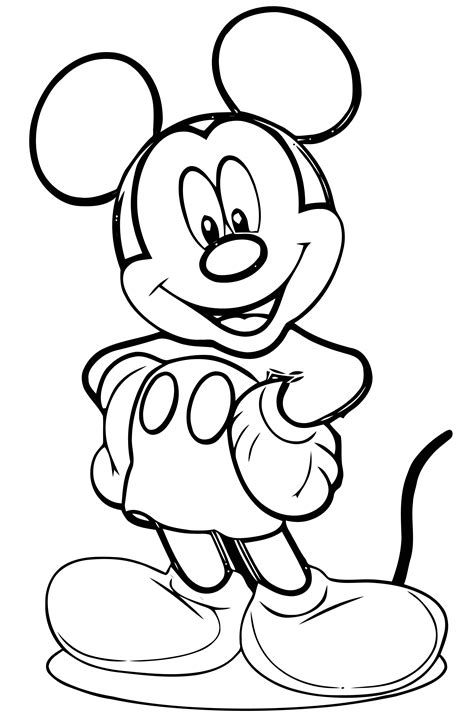 Mickey Mouse Cartoon Coloring Page Wecoloringpage 155 | Wecoloringpage.com