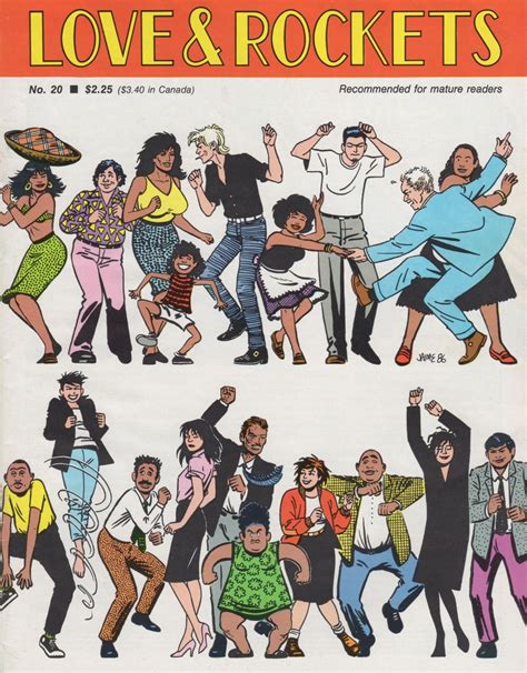 Love & Rockets #20 cover by Jaime & Beto Hernandez | Love and rockets ...