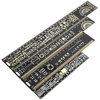 Mayata 3PCS/4PCS 15cm 20cm 25cm 30cm Multifunctional PCB Ruler ...