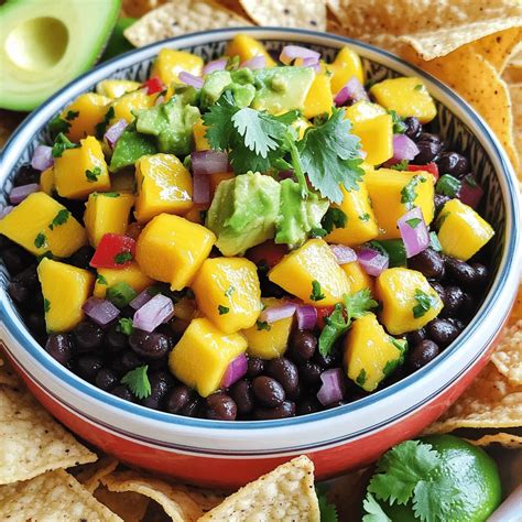 Mango Avocado Black Bean Salsa Flavorful and Fresh – Tossed Recipes