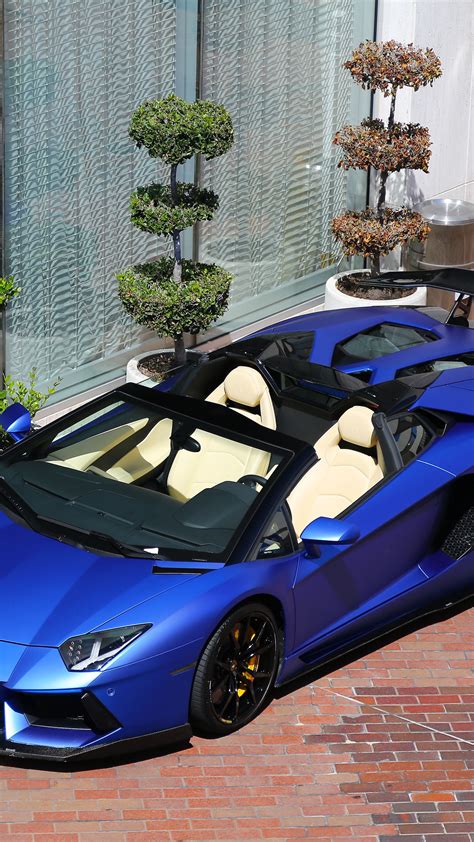 Download wallpaper 1440x2560 lamborghini aventador roadster ...