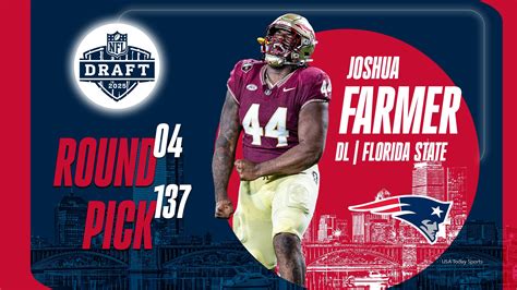 2025 draft results: Patriots select DT Joshua Farmer at No. 137