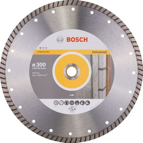 BOSCH 2608602586 diamond cutting disc Standard for Universal Turbo 300 ...