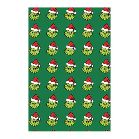 Clreance!The grinch christmas Festive Holiday Wrapping Paper with Santa ...