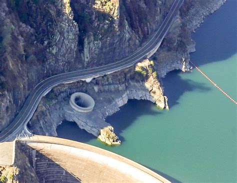 lake berryessa - Lake Berryessa's glory hole is high and dry in this ...