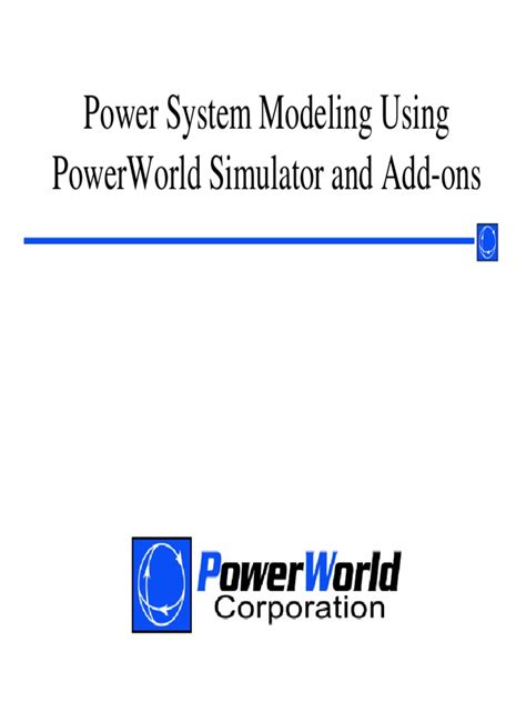 Image result for Simulation Power World