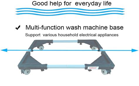 Sarah ™ Heavy Duty Adjustable Semi Automatic Washing Machine Stand ...