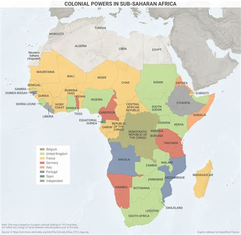 Sub Saharan Africa Map
