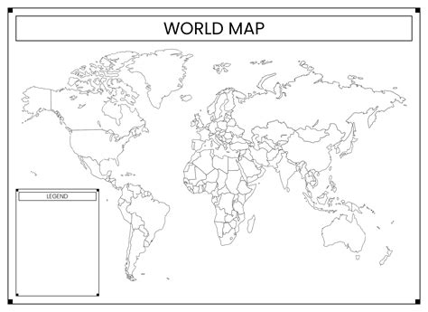 World Map Black and White 的图像结果
